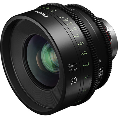 Canon Sumire Prime cine lens for 4K video with beautiful bokeh and minimal focus breathing.