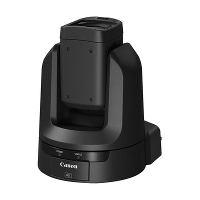Canon CR-N100 PTZ Camera (Black) features a 1/2.3" 8.29MP CMOS sensor with DIGIC DV6 processor, UHD 4K30 and Full HD 1080p60 capture, Hybrid AF, 20x optical zoom with image stabilisation, and intelligent auto tracking with face detection. It offers smooth pan/tilt performance, HDMI/IP/USB-C outputs, built-in IP streaming protocols including NDI|HX2 and SRT, and compatibility with remote control apps. Ideal for corporate, education, live events, broadcast, and content creation. 
