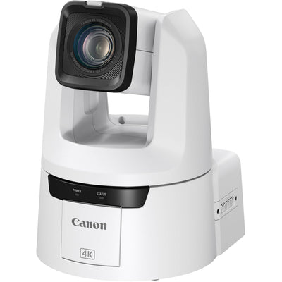 Canon CR-N500 4K PTZ Camera: 1" sensor, 15x zoom, Dual Pixel AF, UHD 4K30 video, ND filters, multi-output, smooth pan/tilt, supports NDI and RTMP streaming.
