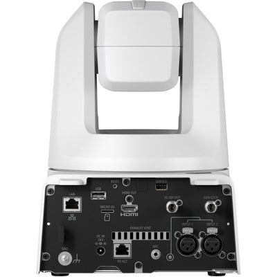 Canon CR-N500 4K PTZ Camera: 1" sensor, 15x zoom, Dual Pixel AF, UHD 4K30 video, ND filters, multi-output, smooth pan/tilt, supports NDI and RTMP streaming.