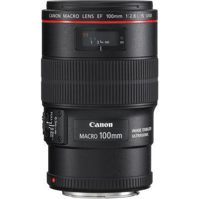 Canon EF 100mm f/2.8L IS USM Macro lens for life-size close-up photography
