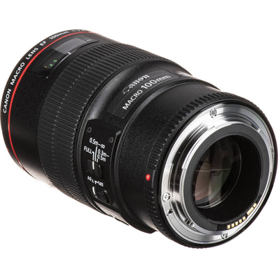 Canon EF 100mm f/2.8L IS USM Macro lens for life-size close-up photography