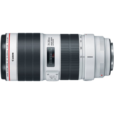 Canon EF 70-200mm f2.8L IS III telephoto lens designed for sports and portrait photography