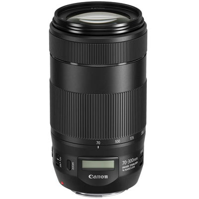 Canon camera lens on a white background