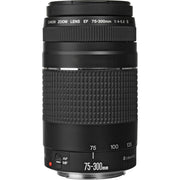 Canon EF 75-300mm f/4-5.6 III telephoto zoom lens with 4x zoom and lightweight design