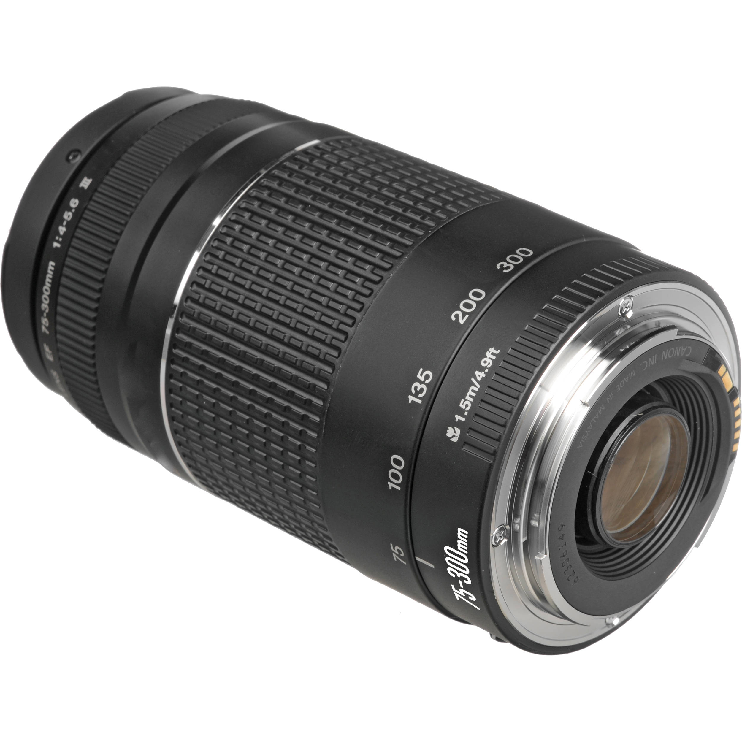 Canon EF 75-300mm f/4-5.6 III telephoto zoom lens with 4x zoom and lightweight design