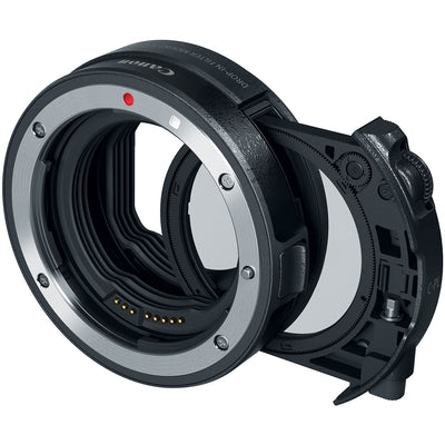 Camera lens adapter on a white background