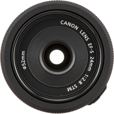 Canon EF-S 24mm f/2.8 STM ultra-compact pancake lens for APS-C cameras