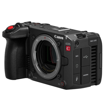 Canon EOS C50 compact 7K full frame cinema camera with RF mount.
