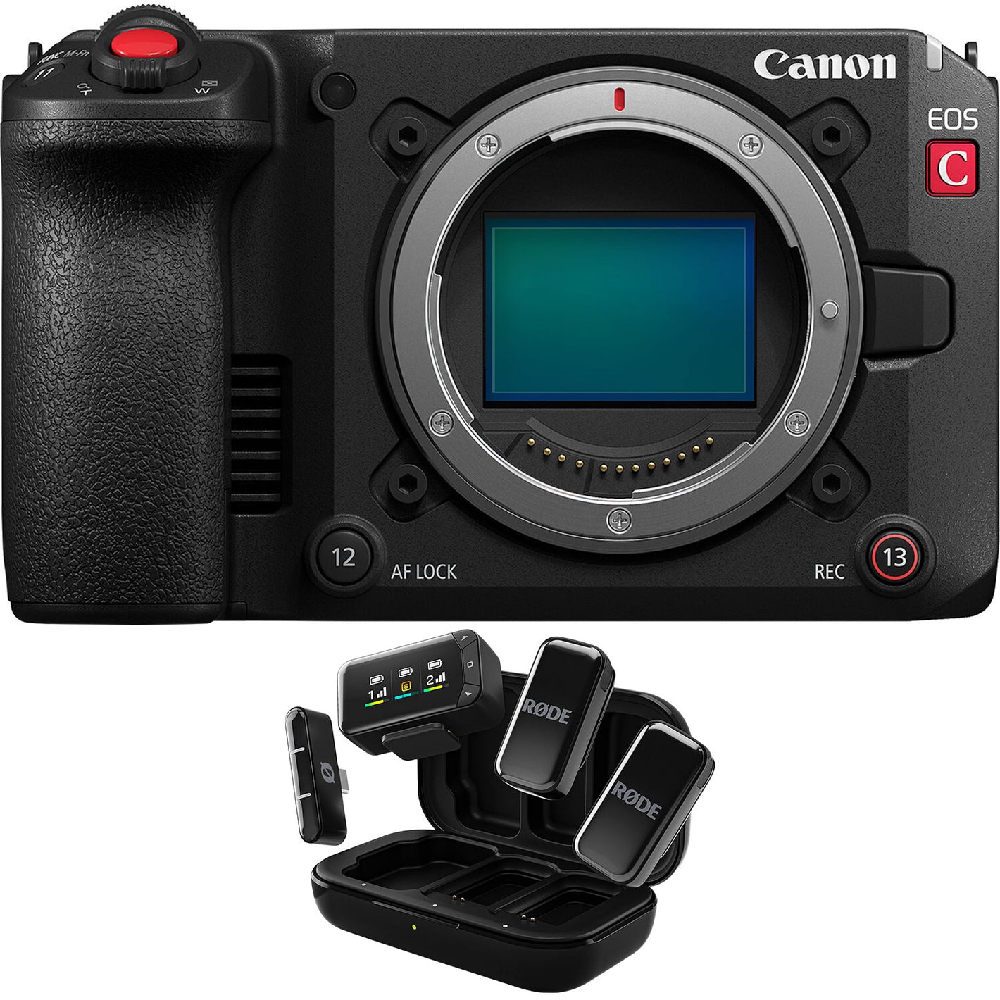 Canon EOS C50 compact 7K full frame cinema camera with RF mount.