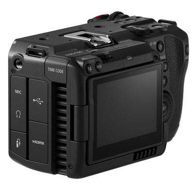 Canon EOS C50 compact 7K full frame cinema camera with RF mount.