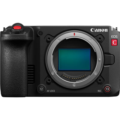 Canon EOS C50 compact 7K full frame cinema camera with RF mount.