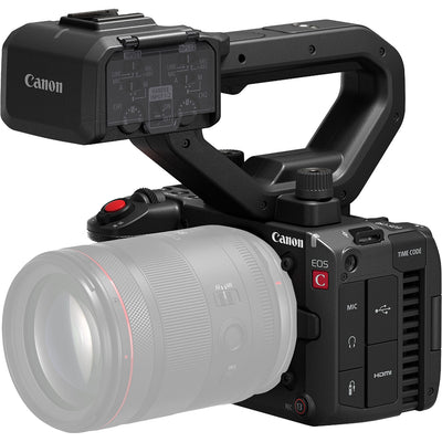Canon EOS C50 compact 7K full frame cinema camera with RF mount.