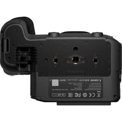 Canon EOS C70 RF mount cinema camera with 4K Super 35mm sensor