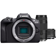 Canon EOS R100 mirrorless camera with twin zoom kit