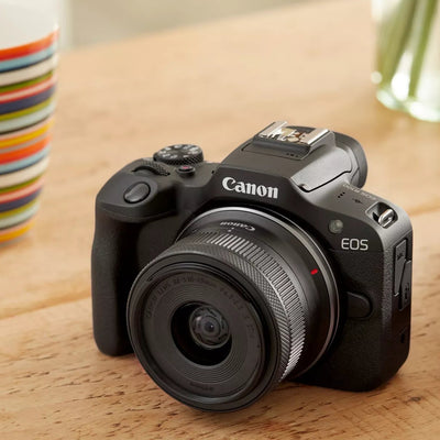 Canon EOS R100 mirrorless camera with 18-45mm lens