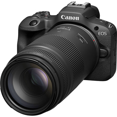 Canon EOS R100 mirrorless camera with RF 75-300