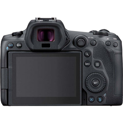 Canon EOS R5 with 24-105mm lens, 45MP sensor, 8K video, and image stabilisation.