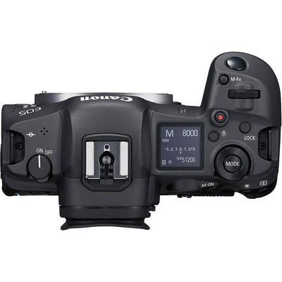 Canon EOS R5 with 24-105mm lens, 45MP sensor, 8K video, and image stabilisation.