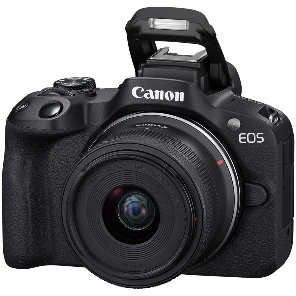 Canon EOS R50 Mirrorless Camera with 18-45mm & 55-210mm Lenses