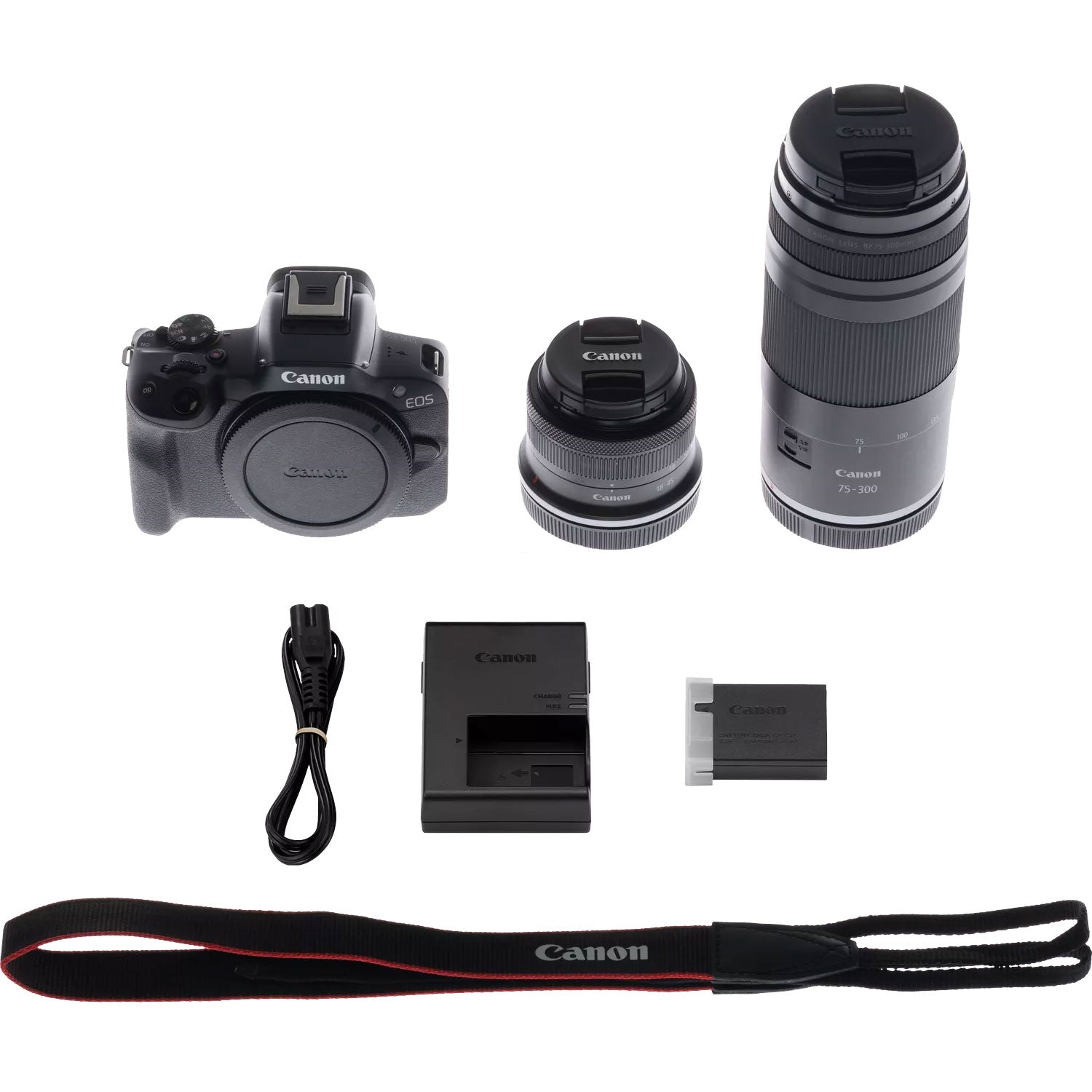 Canon EOS R50 Mirrorless Camera + RF-S 18-45mm + RF 75-300mm