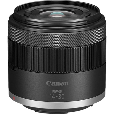 Canon EOS R50 V Content Creator Kit: 24.2MP APS-C sensor, DIGIC X processor, UHD 4K60p cropped video, 6K oversampling, Dual Pixel CMOS AF II, 3" vari-angle touchscreen, Canon Log 3, Wi-Fi, Bluetooth, vertical mount, and RF-S 14-30mm lens included.