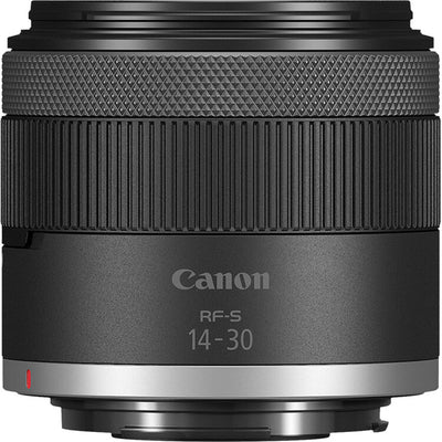 Canon EOS R50 V Content Creator Kit: 24.2MP APS-C sensor, DIGIC X processor, UHD 4K60p cropped video, 6K oversampling, Dual Pixel CMOS AF II, 3" vari-angle touchscreen, Canon Log 3, Wi-Fi, Bluetooth, vertical mount, and RF-S 14-30mm lens included.