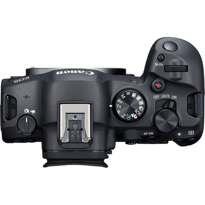 Canon EOS R6 Mark II full-frame mirrorless camera with advanced autofocus and 4K 60p video capabilities