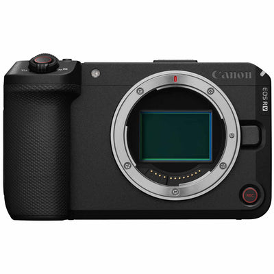 Canon EOS R6 V with its vari-angle screen to film 4K video