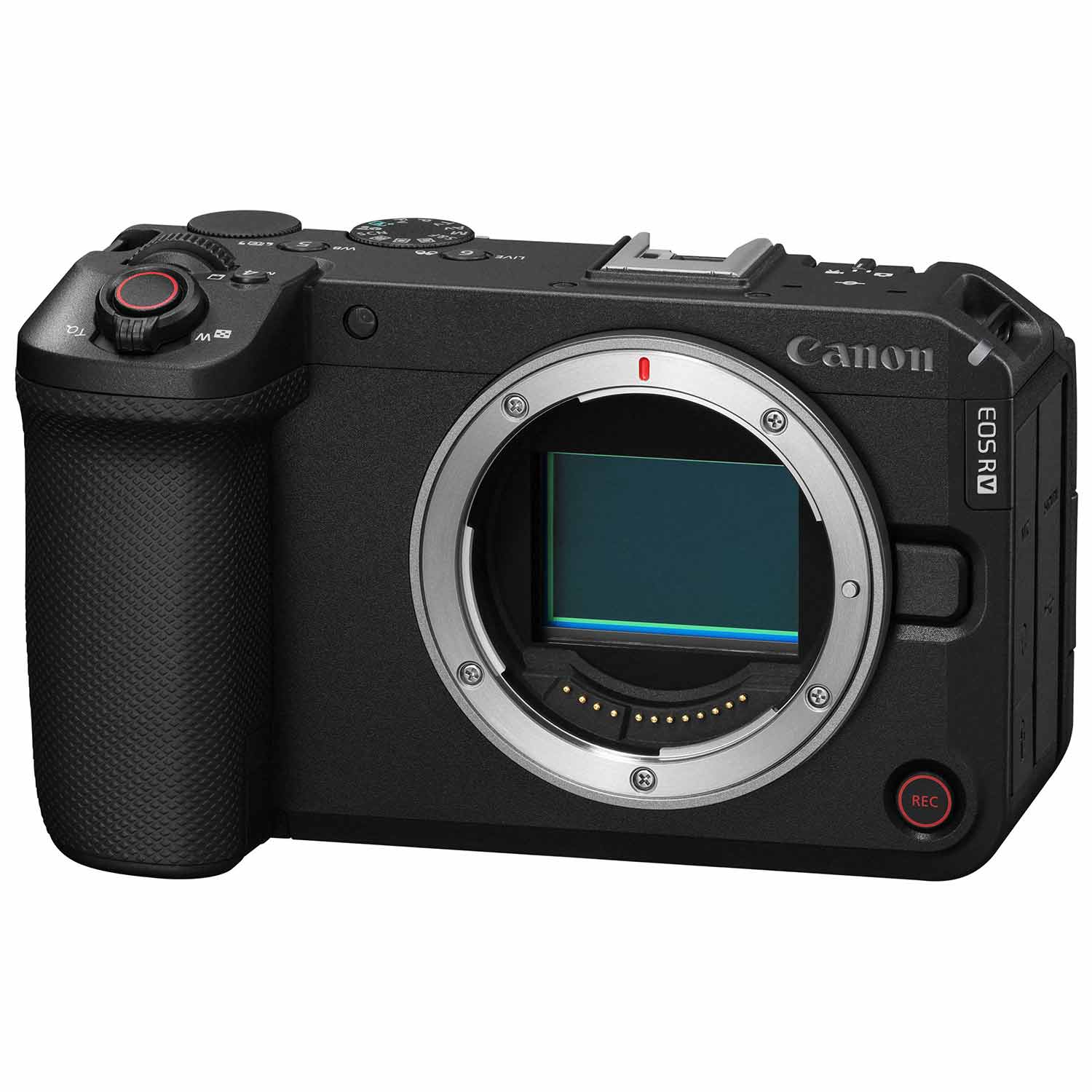 Canon EOS R6 V with its vari-angle screen to film 4K video