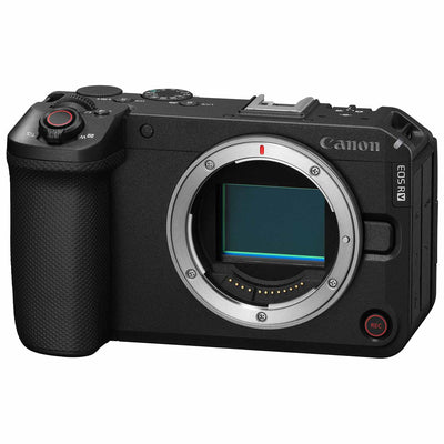 Canon EOS R6 V with its vari-angle screen to film 4K video