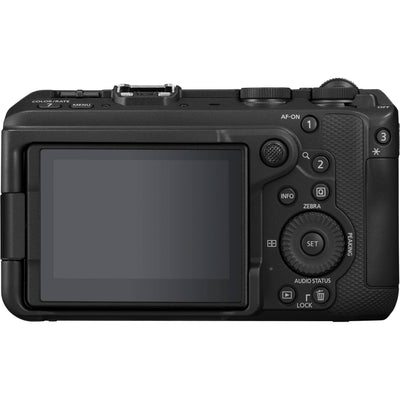 Canon EOS R6 V with its vari-angle screen to film 4K video