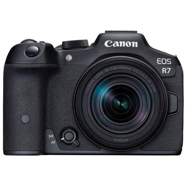 Canon R7 + RF-S 18-150mm Lens | 32.5MP APS-C Camera with 4K Video
