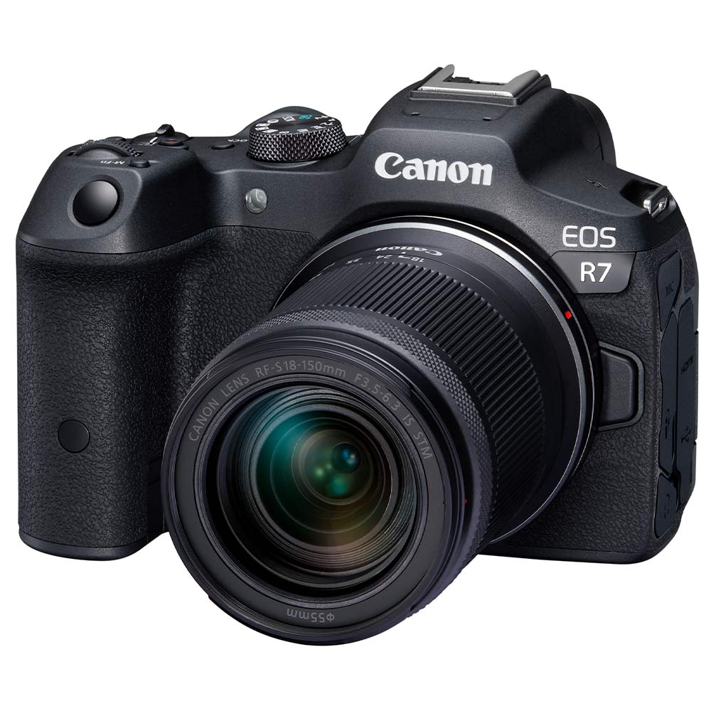 Canon R7 + RF-S 18-150mm Lens | 32.5MP APS-C Camera with 4K Video