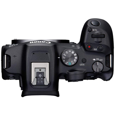 Canon EOS R7 Mirrorless Camera + RF-S 18-150mm Lens: 32.5MP APS-C sensor, DIGIC X processor, 4K 60p video (7K oversampled), 30fps burst, 7-stop IBIS, Dual Pixel CMOS AF II with AI tracking, RF-S 18-150mm f/3.5-6.3 IS STM lens with 4.5-stop stabilization included.