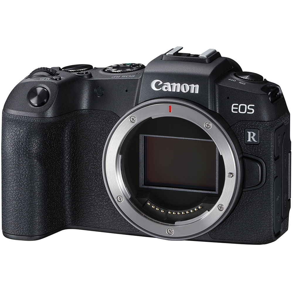 The Canon EOS RP is small, light and intuitive. For amateur and enthusiast photographers. 26.2MP,  4779 focus points, 4K video and Bluetooth and Wi-Fi.