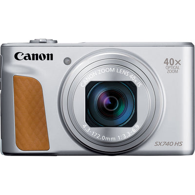 Canon SX740 HS Lite camera kit including tripod and travel case