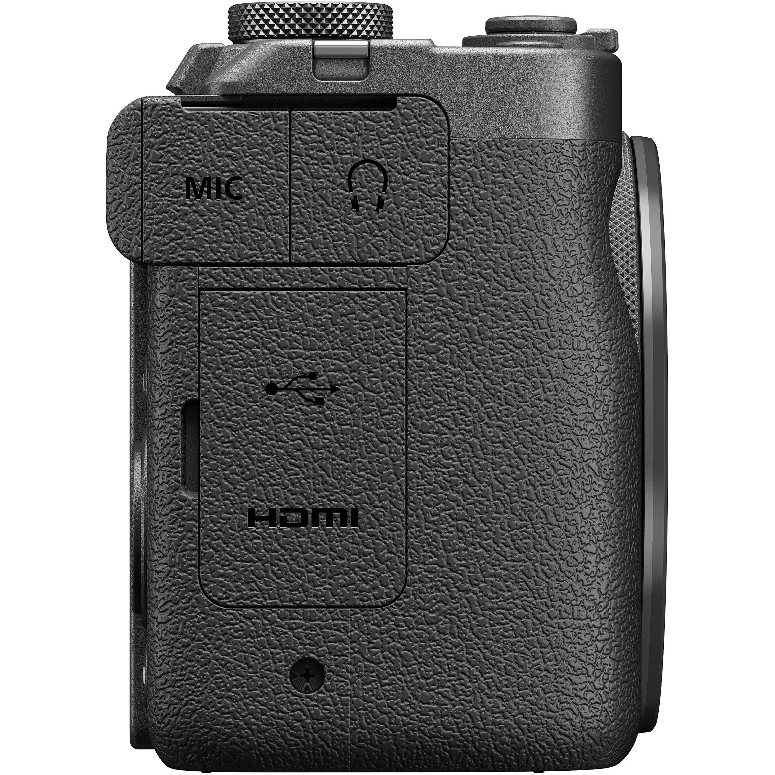 Canon PowerShot V1 Digital Camera: 22MP 1.4" CMOS sensor, 16-50mm f/2.8 lens, 4K 30p full-width and 4K 60p (1.4x crop) video, Dual Pixel CMOS AF II, built-in cooling, 3" vari-angle touchscreen, Canon Log 3, built-in ND filter, USB-C, mic input, headphone output, optical IS, up to 30fps burst.