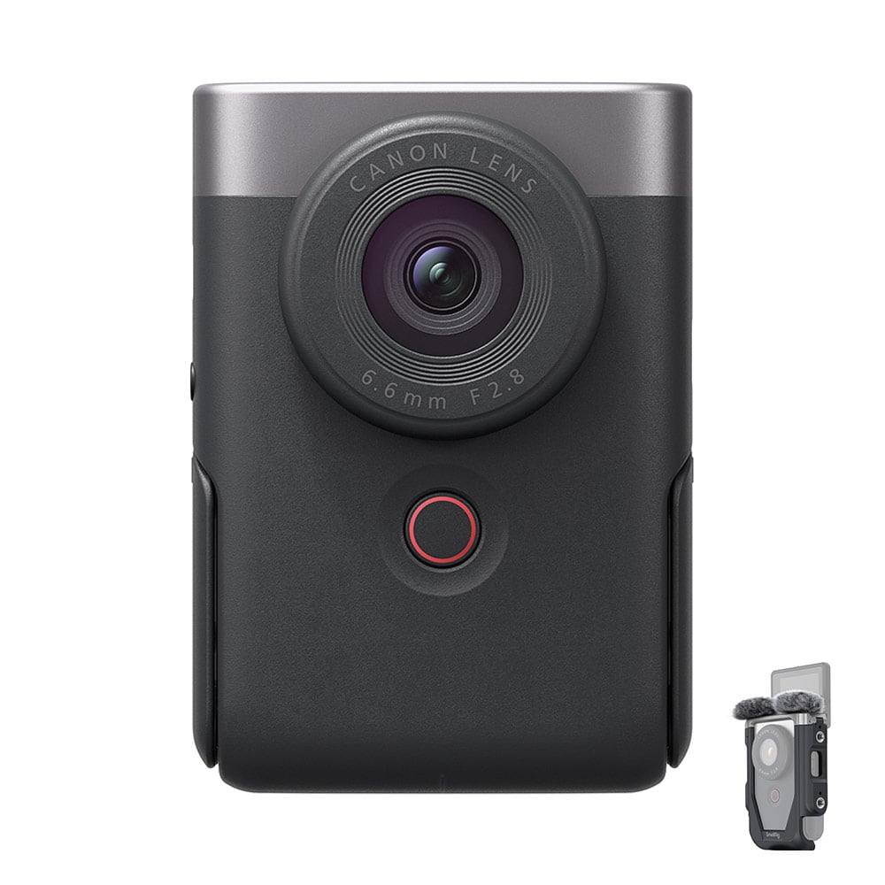 Canon PowerShot V10 Advanced Vlogging Kit (Silver) – Outdoorphoto