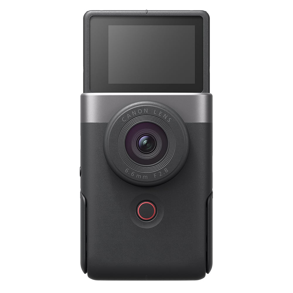 Mini Camera Rectangular Like Canon PowerShot V10 Vlog Camera Kit (Silver) – Outdoorphoto