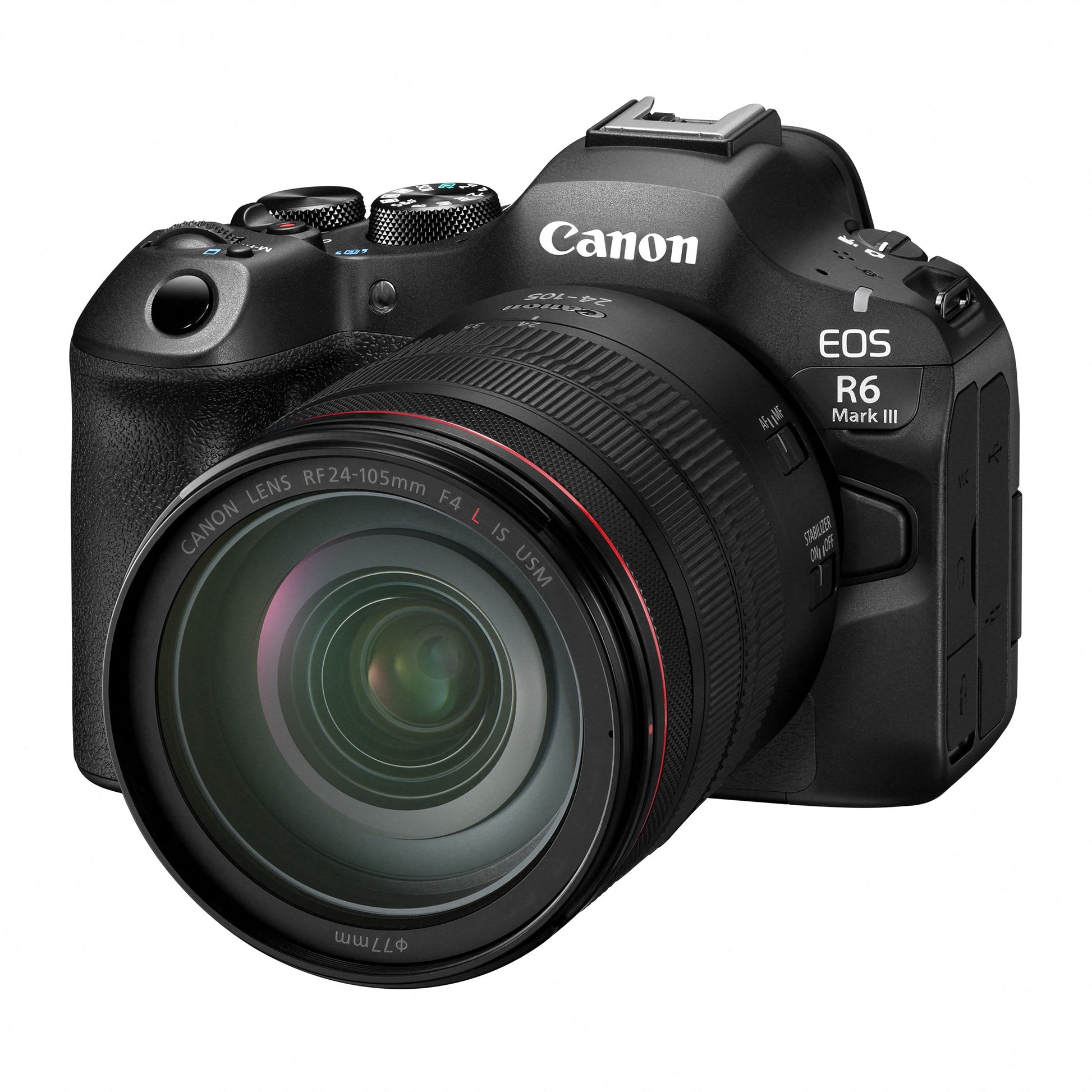 Canon EOS R6 Mark III with RF 24-105mm f/4 L lens full-frame camera