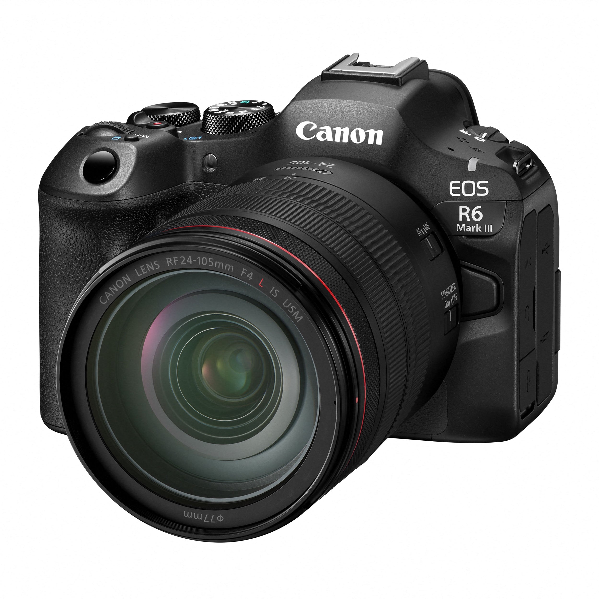 Canon EOS R6 Mark III with RF 24-105mm f/4 L lens full-frame camera