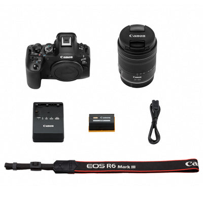 Canon EOS R6 Mark III with 24‑105mm lens for versatile shooting