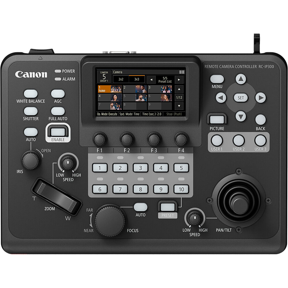 Canon RC-IP300 PTZ camera controller for professional use