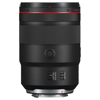 Canon RF 135mm f/1.8L IS USM telephoto lens for full-frame cameras with fast aperture, advanced optics, and 5.5-stop image stabiliser