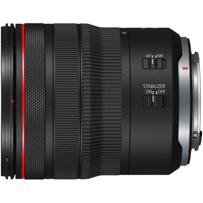 Canon RF 14-35mm f/4L IS USM ultra-wide zoom lens – lightweight, sharp, and stabilized for landscapes, interiors, and travel.