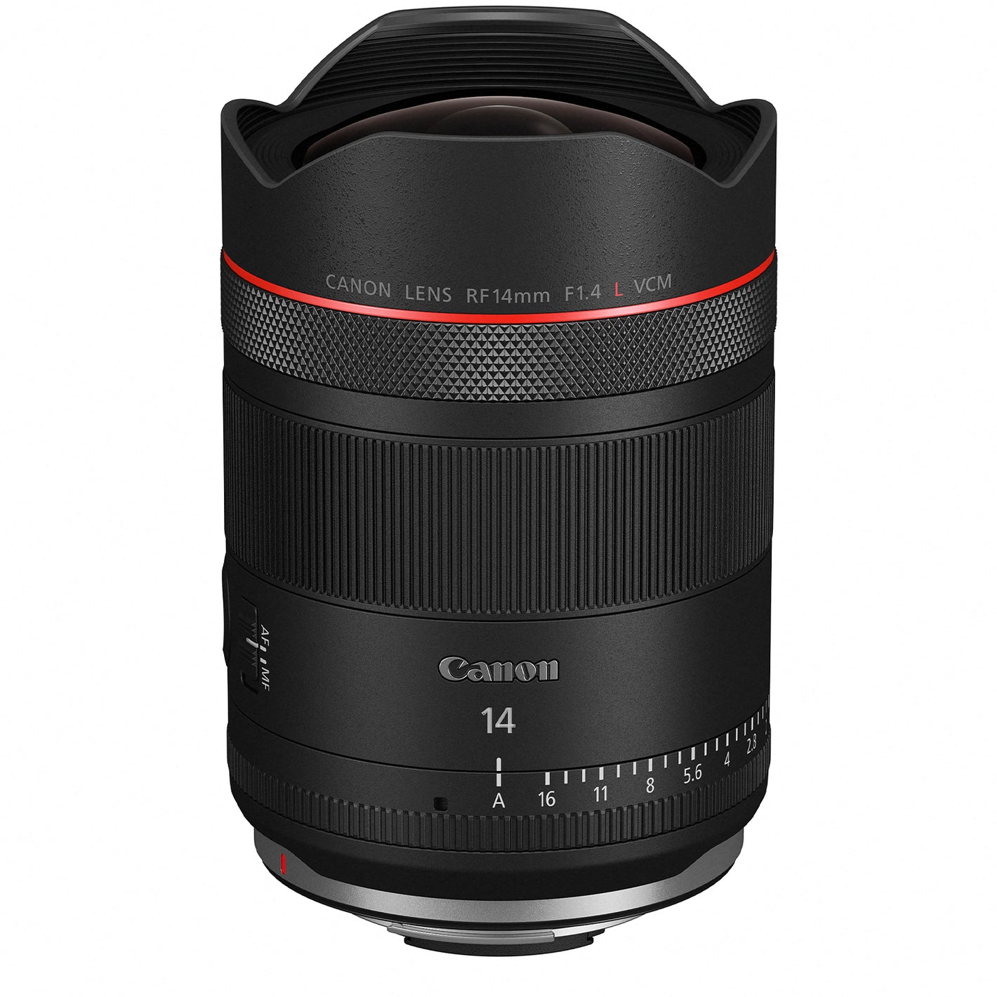 Ultra-wide Canon RF 14mm f/1.4L VCM prime lens with L-series build
