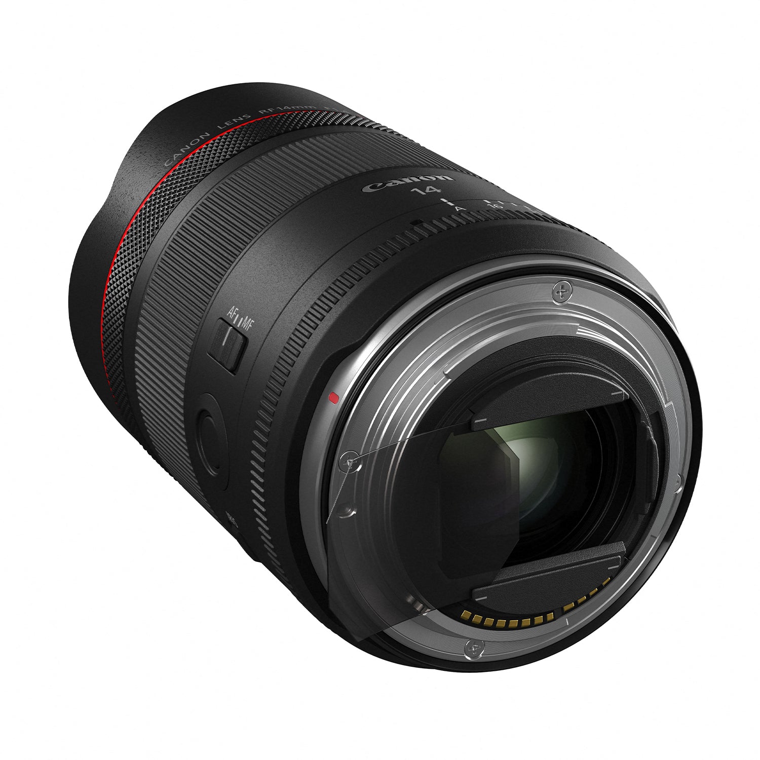 Ultra-wide Canon RF 14mm f/1.4L VCM prime lens with L-series build

