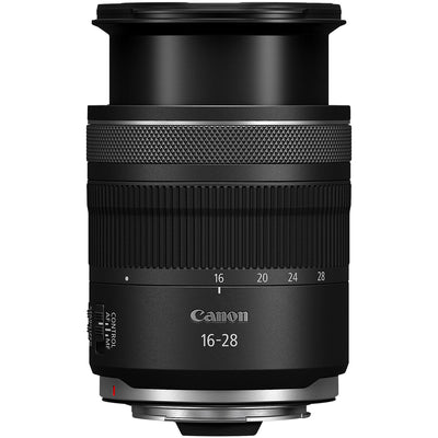 Canon RF 16-28mm f/2.8 IS STM ultra-wide-angle lens with optical image stabilisation and silent STM autofocus