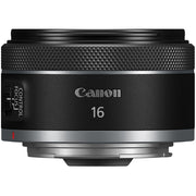 Canon RF 16mm f/2.8 STM ultra-wide-angle lens with compact design and smooth STM autofocus